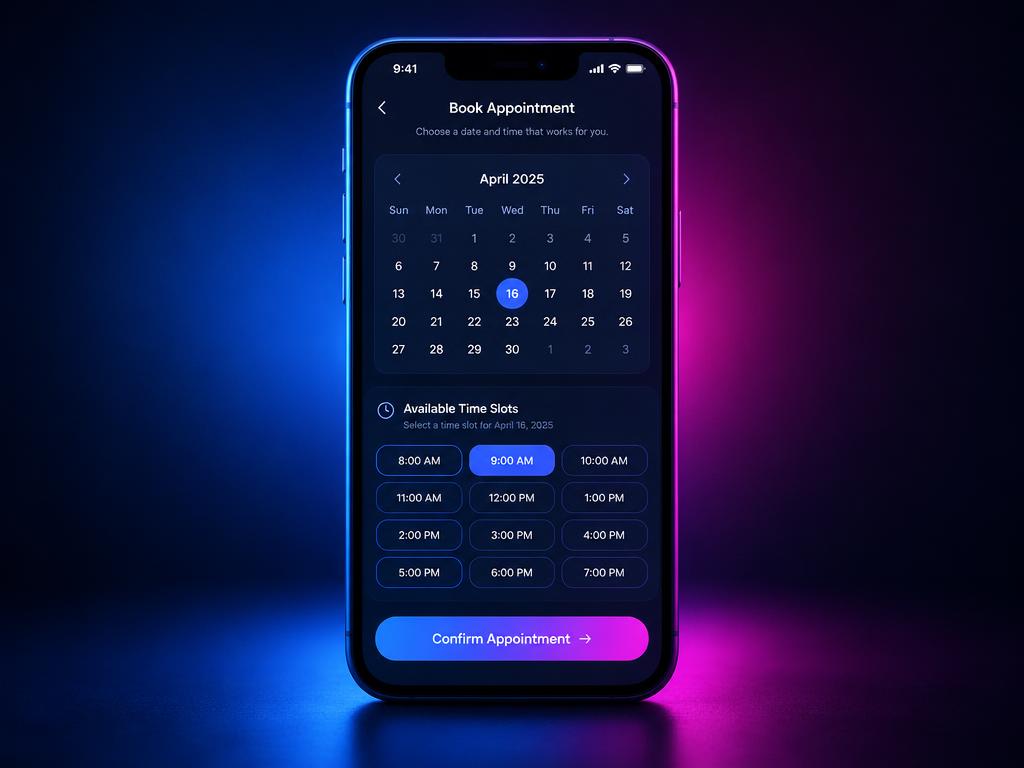 Booking App — concept project